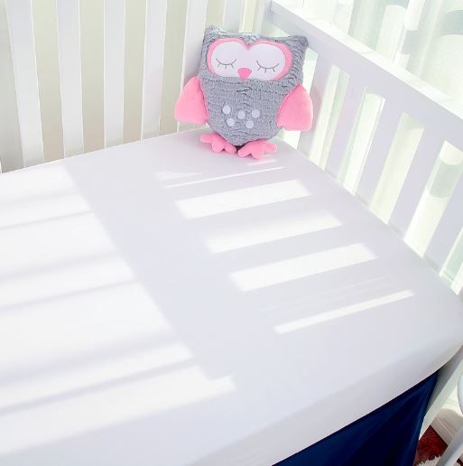 Candide Waterproof Cot Mattress Bamboo Protector Fitted Sheet - 60 x 120cm